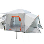 VEVOR SUV Camping Tent for 5-9 Person, 3.96 x 3.05m 3-Season SUV Tailgate Tent with Ventilated Windows, PU2000mm Waterproof Dual-Use Car Rear Hatch Tents for Outdoor Hiking Travels