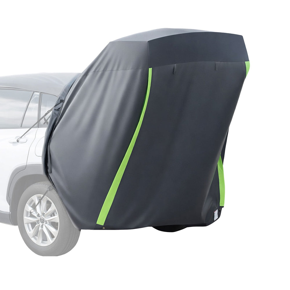 VEVOR SUV Tent with Shade Awning, All-Season SUV Tailgate Tent, PU2000mm Waterproof Car Rear Hatch Camping Tents, Portable Sun Shade Tailgate Shelter with Carrying Bag for Outdoor Hiking