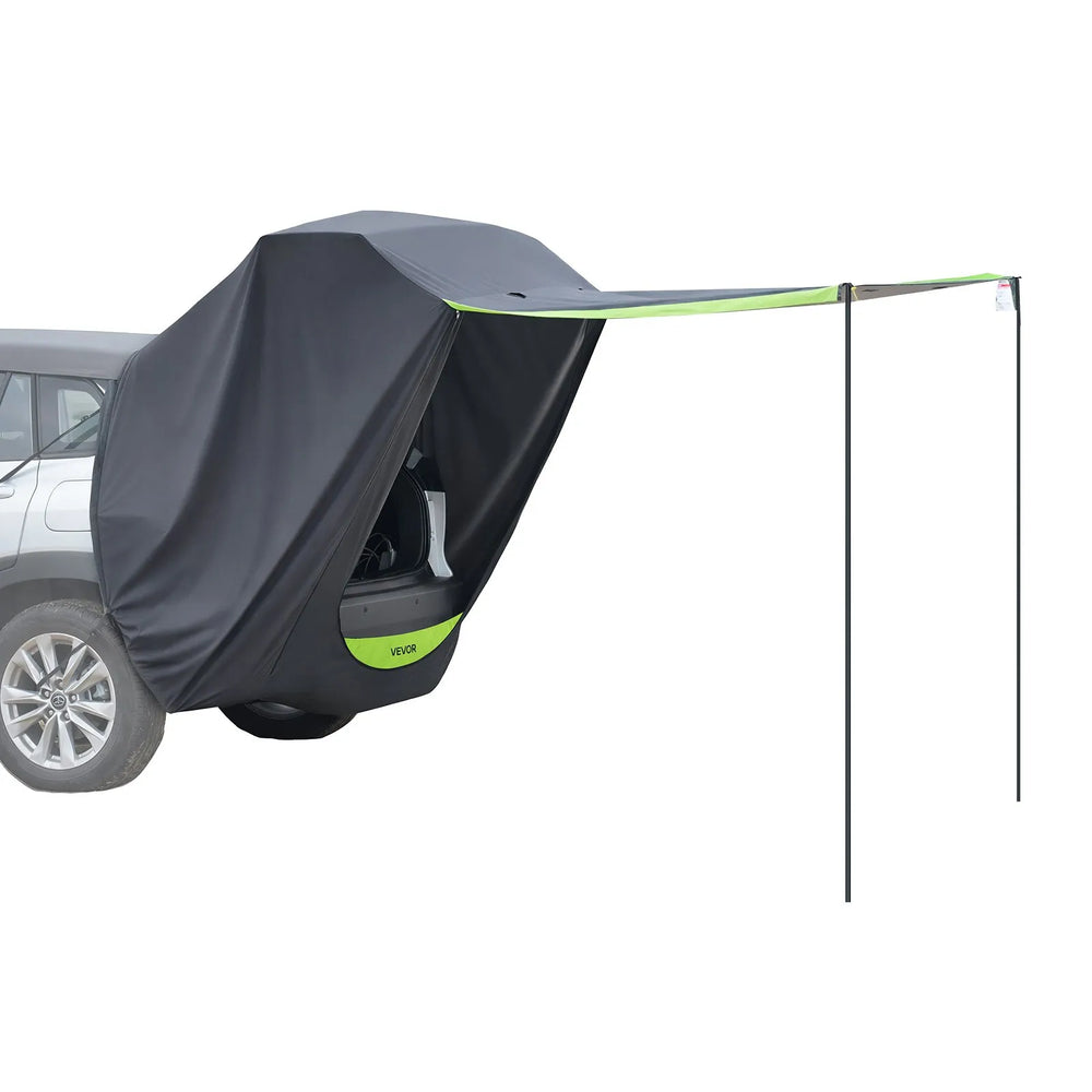 VEVOR SUV Tent with Shade Awning, All-Season SUV Tailgate Tent, PU2000mm Waterproof Car Rear Hatch Camping Tents, Portable Sun Shade Tailgate Shelter with Carrying Bag for Outdoor Hiking