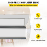 VEVOR Drywall Skimming Blade Putty Knife Combo 25.4/40.6/61 cm Trowel Tool w/ Handle