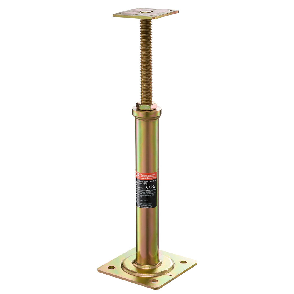 VEVOR 4PCS Adjustable Floor Jack Post House Floor Leveling Lift 29.5 cm-40.6 cm Height