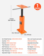 VEVOR House Floor Jack, 12"-16" Height Range, 9700 lbs Max Load Capacity, Adjustable Support Beam Basement Jack Post Pole for Leveling, Lift Support Steel Telescoping Jack Post for Temporary Support