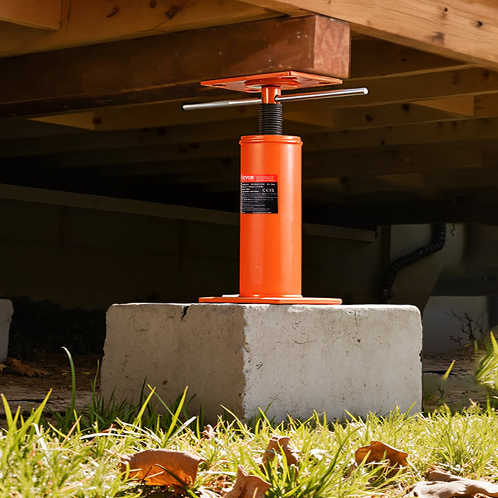 VEVOR House Floor Jack, 12"-16" Height Range, 9700 lbs Max Load Capacity, Adjustable Support Beam Basement Jack Post Pole for Leveling, Lift Support Steel Telescoping Jack Post for Temporary Support