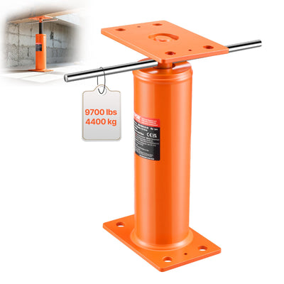 VEVOR House Floor Jack, 12"-16" Height Range, 9700 lbs Max Load Capacity, Adjustable Support Beam Basement Jack Post Pole for Leveling, Lift Support Steel Telescoping Jack Post for Temporary Support