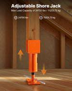 VEVOR Screw Jack Post, 4" x 4", 13.2"-18.7" Height Range, 24700 lbs Max Load Capacity, Adjustable Shore Jack, Temporary House Jack Pole for Home Leveling, Lifting Floor Crawlspace Basement Shore Beam