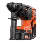 VEVOR 20V Brushless Cordless Hammer Drill, Lithium-Ion 1.1 Inch Rotary Hammer Driver, SDS-Plus Electric Lightweight Power Tool Kit with Battery and Charger, 4 Functions, 1200 RPM, 5300 BPM