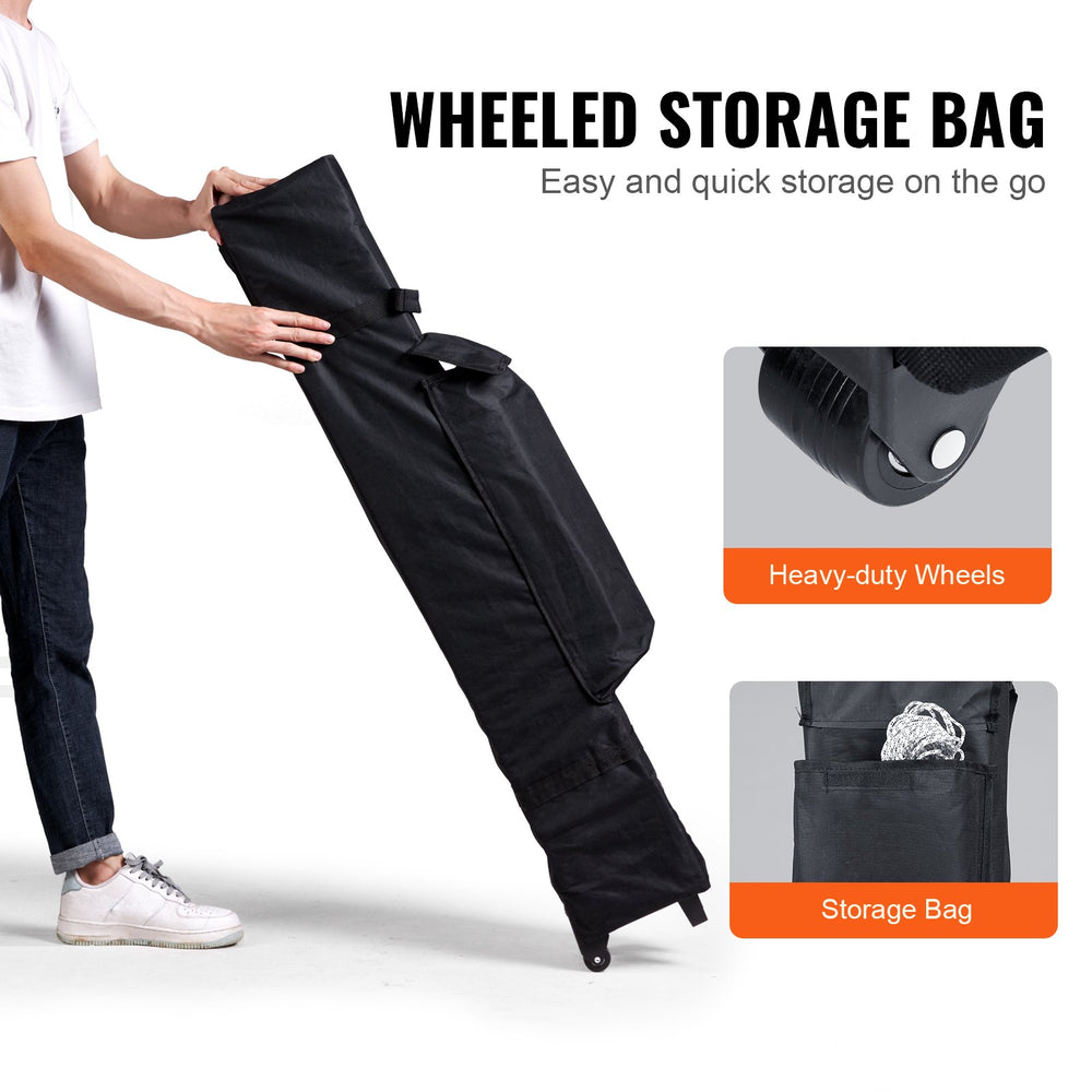 VEVOR Pop Up Canopy Party Tent 304.8 x 304.8 cm with Portable Bag for Camping White