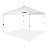 VEVOR Pop Up Canopy Party Tent 304.8 x 304.8 cm with Portable Bag for Camping White