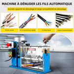 VEVOR Electric Wire Stripping Machine, 1.5-38 mm Automatic Wire Stripping Machine, 11 Channels 10 Blades Cable Stripping Machine, Wire Stripping Tool 2286 cm/Minute, for Recycling Copper Wire