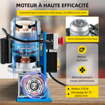 VEVOR Electric Wire Stripping Machine, 1.5-38 mm Automatic Wire Stripping Machine, 11 Channels 10 Blades Cable Stripping Machine, Wire Stripping Tool 2286 cm/Minute, for Recycling Copper Wire