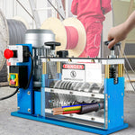 VEVOR Electric Wire Stripping Machine, 1.5-38 mm Automatic Wire Stripping Machine, 11 Channels 10 Blades Cable Stripping Machine, Wire Stripping Tool 2286 cm/Minute, for Recycling Copper Wire