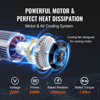 VEVOR Electric Hoist, 399.2 kg Lifting Capacity, 850W 220V Electric Steel Wire Winch with Wireless Remote Control, 1219 cm Single Cable Lifting Height & Pure Copper Motor, for Garage Warehouse Factory