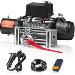 VEVOR Electric Winch Truck 6123.5 kg Steel Cable IP65 Waterproof Remote Control