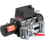 VEVOR Electric Winch Truck 6123.5 kg Steel Cable IP65 Waterproof Remote Control