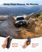 VEVOR Electric Winch Truck 6123.5 kg Synthetic Rope Waterproof Remote Control