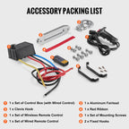 VEVOR Electric Winch Truck 4535.9 kg Synthetic Rope Waterproof Remote Control
