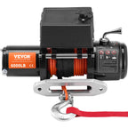 VEVOR Electric Winch for Truck 2721.6 kg Synthetic Rope Waterproof Remote Control
