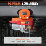 VEVOR Electric Hoist Manual Trolley, 998 kg/1 Ton Capacity for PA200 PA250 PA300 PA400 PA500, Push Beam Trolley with Dual Wheels, 6.8 cm-11 cm Adjustable Beam Flange Width for Straight Curved I Beam