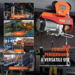 VEVOR Electric Hoist Manual Trolley, 998 kg/1 Ton Capacity for PA200 PA250 PA300 PA400 PA500, Push Beam Trolley with Dual Wheels, 6.8 cm-11 cm Adjustable Beam Flange Width for Straight Curved I Beam