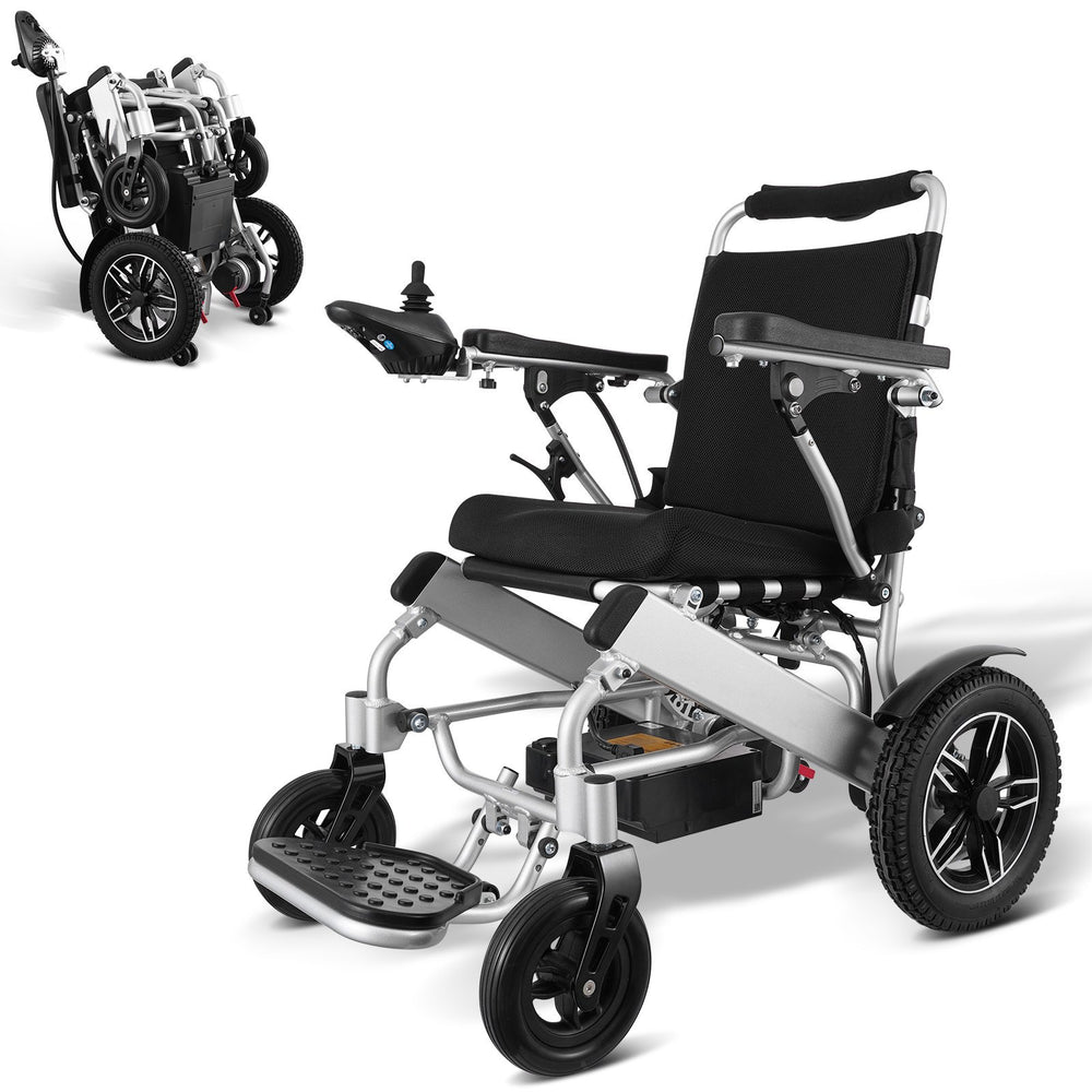 VEVOR Foldable Electric Wheelchair Motorized Power 300 lbs/136 kg Adjustable Backrest
