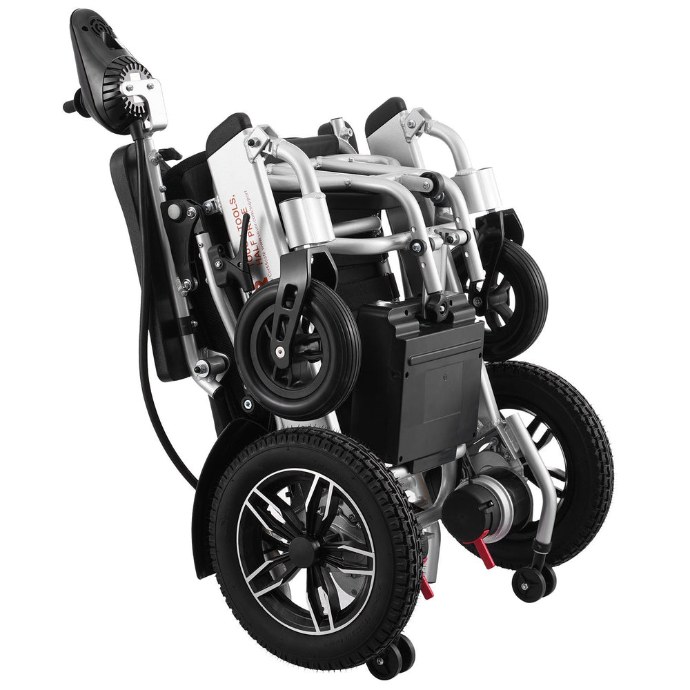 VEVOR Foldable Electric Wheelchair Motorized Power 300 lbs/136 kg Adjustable Backrest