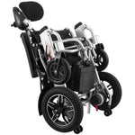 VEVOR Foldable Electric Wheelchair Motorized 300 lbs/136 kg Adjustable Backrest 20 in/50.8 cm W