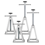 VEVOR RV Stabilizer Jacks, 4 Pack Aluminum RV Leveling Jacks, RV Stack Jacks for RV Travel Trailer Camper, Single Screw Jack Support up to 2721.6 kg, Adjustable from 27.9 to 43.2 cm