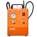 VEVOR Electric Brake Bleeder Kit, Professional 220V Brake Master Cylinder Bleeder Kit with Pressure Gauge & Built-In Air Pump, Versatile Brake Bleeder Adapter Set for Both DC & AC Power