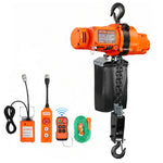 VEVOR Electric Chain Hoist Single Phase Crane Hoist 997.9 kg Load 609.6 cm Lifting