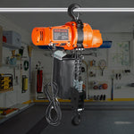 VEVOR Electric Chain Hoist Single Phase Crane Hoist 997.9 kg Load 304.8 cm Lifting