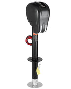 VEVOR Electric Trailer Jack, 3500 lbs, Heavy Duty RV Electric Power Tongue Jack with 2 Way Connector, Memory Function, Crank Handle & Weatherproof Jack Cover, 9.5"-26.3" Lift, for Trailers & Campers