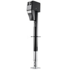 VEVOR Electric Trailer Jack, 2268 kg Capacity, Electric Power Tongue Jack with Waterproof Protective Cover & LED Light for Travel Trailer, Camper, RV, 230-686 mm Lift, 12V DC with Wiring, Black