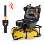VEVOR Sewer Camera Pipe Inspection Camera w/ 512hz Sonde 22.9 cm 720p Screen 91.4m