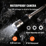 VEVOR Sewer Camera Pipe Inspection Camera 17.8 cm 1000TVL Camera 30.5m w/Locator 512Hz