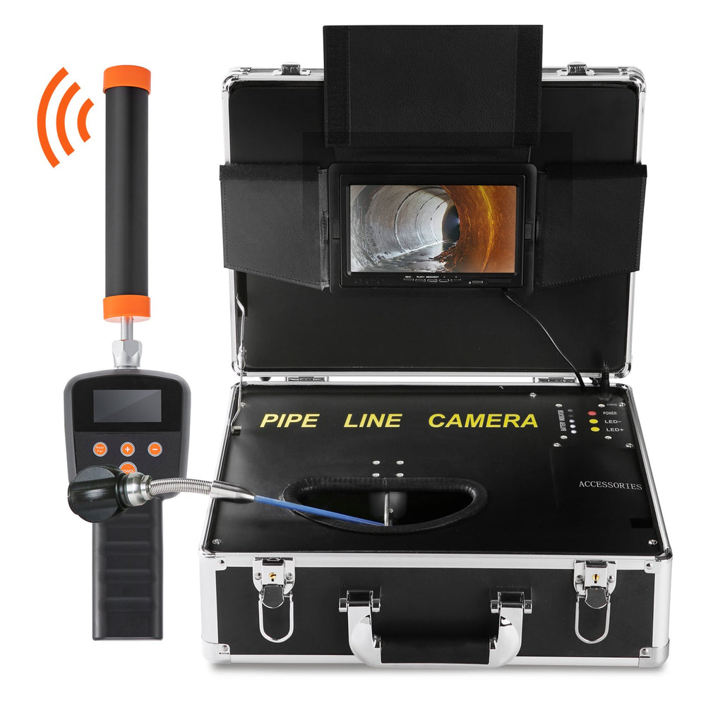 VEVOR Sewer Camera Pipe Inspection Camera 17.8 cm 1000TVL Camera 30.5m w/Locator 512Hz