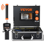 VEVOR Sewer Camera Pipe Inspection Camera 17.8 cm 1000TVL Camera 30.5m w/Locator 512Hz
