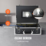 VEVOR Sewer Camera Pipe Inspection Camera 17.8 cm Screen 1000TVL Camera 40m