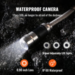 VEVOR Sewer Camera Pipe Inspection Camera 17.8 cm Screen 1000TVL Camera 40m