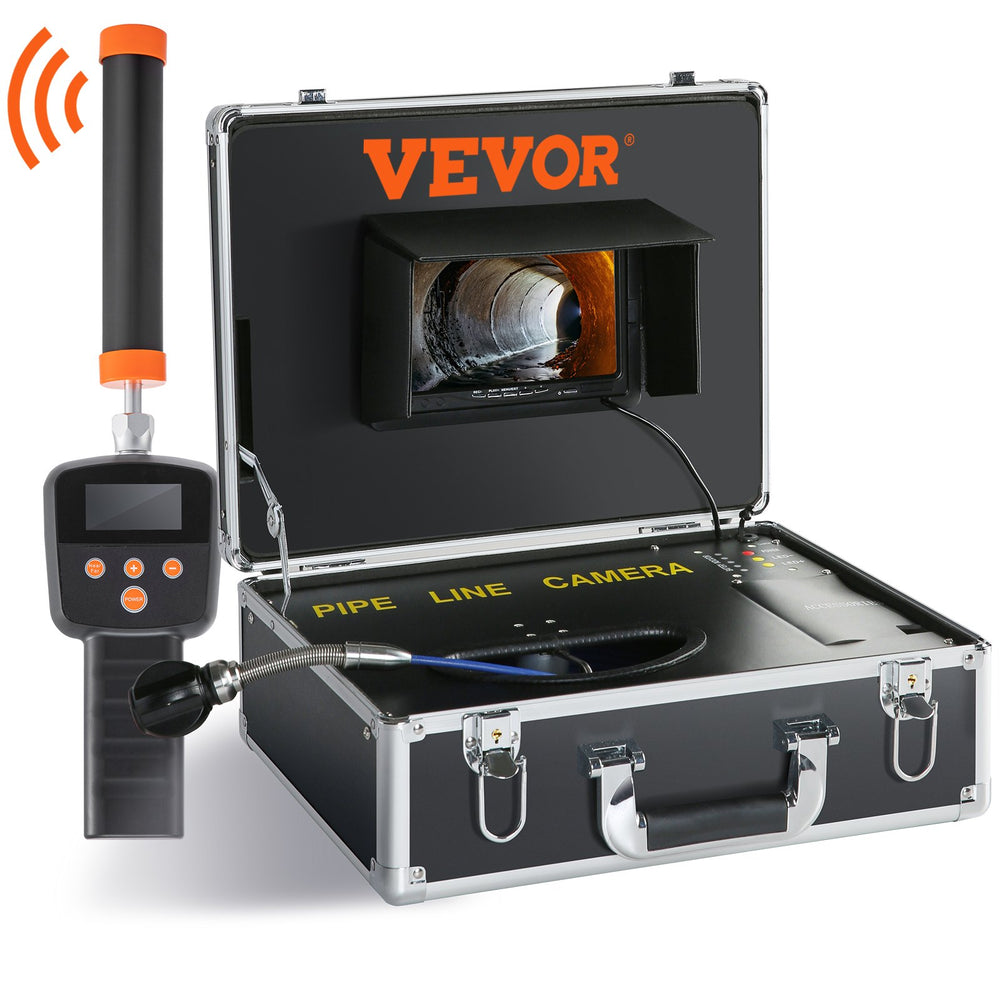 VEVOR Sewer Camera Pipe Inspection Camera 17.8 cm Screen 1000TVL Camera 40m