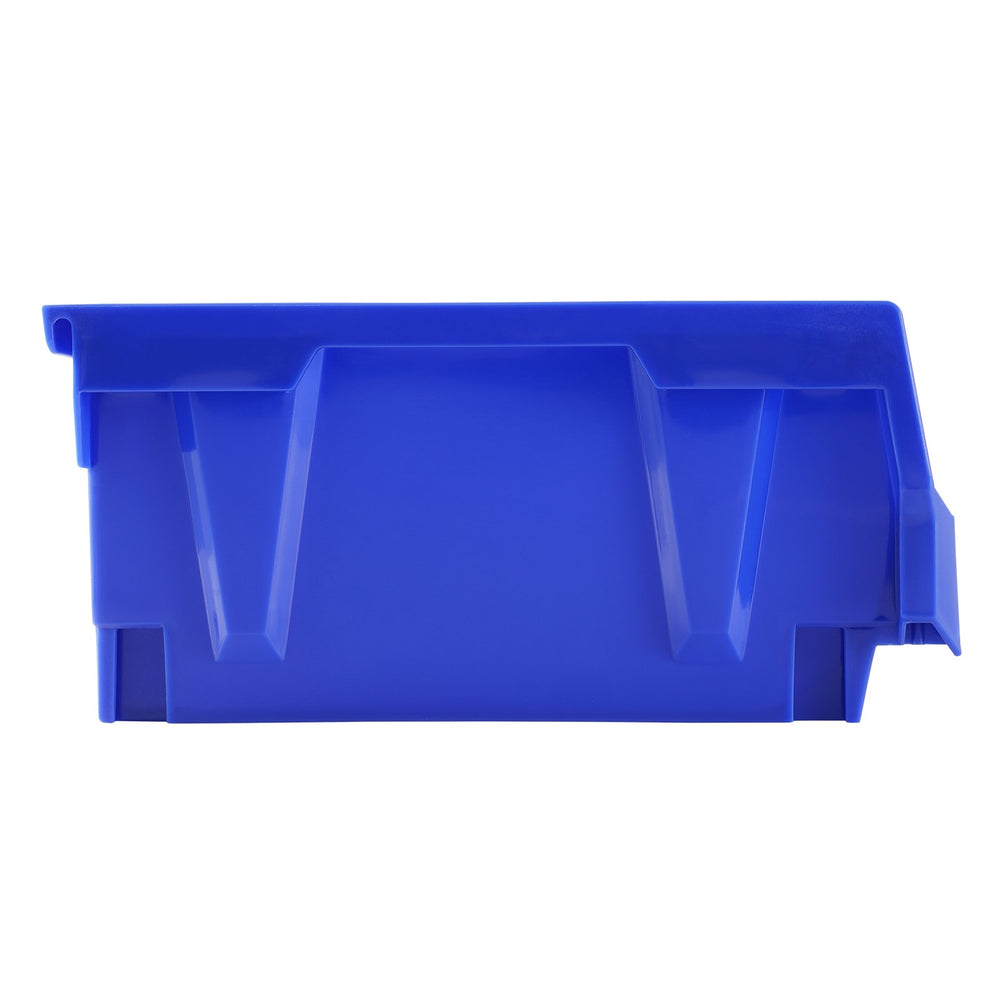 VEVOR Plastic Storage Bin, (11-Inch x 5-Inch x 5-Inch), Hanging Stackable Storage Organizer Bin, Blue/Red, 12-Pack, Heavy Duty Stacking Containers for Closet, Kitchen, Office, or Pantry Organization