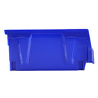VEVOR Plastic Storage Bin, (11-Inch x 11-Inch x 5-Inch), Hanging Stackable Storage Organizer Bin, Blue/Red, 6-Pack, Heavy Duty Stacking Containers for Closet, Kitchen, Office, or Pantry Organization