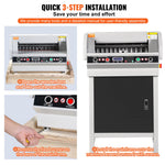 VEVOR 18" 450mm Paper Cutter Cutting Machine Office Electric  Heavy Duty