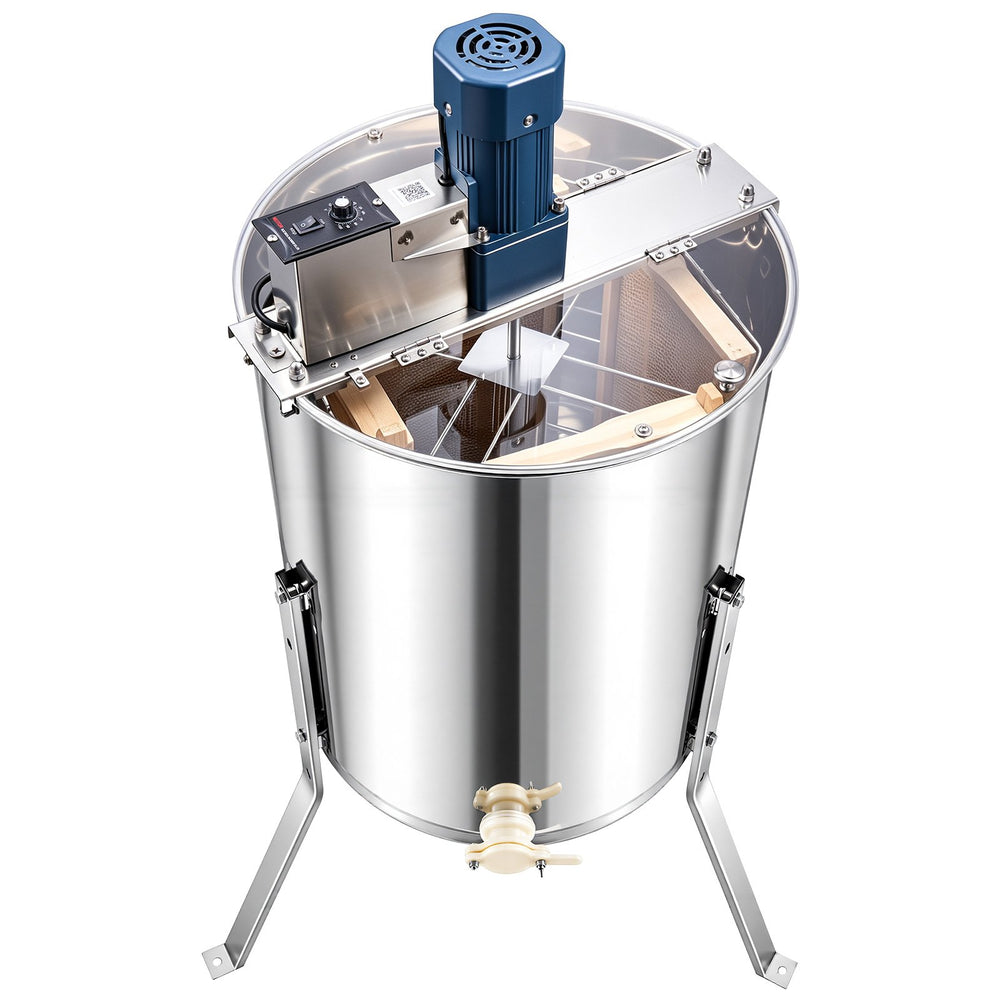 VEVOR Electric Honey Extractor Beekeeping Equipment 4/8 Frames Stainless Steel
