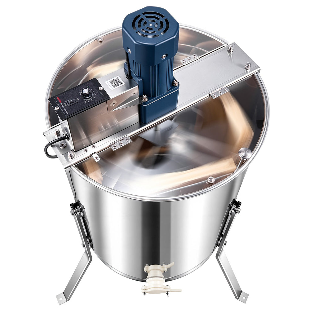 VEVOR Electric Honey Extractor Beekeeping Equipment 4/8 Frames Stainless Steel