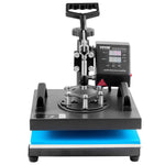 VEVOR Heat Press Machine, 10x12inch / 25x30cm, 2IN1 Clamshell Sublimation Transfer Printer with Teflon Coated, Digital Precise Heat Control, Powerpress for T-Shirt Hat Cap