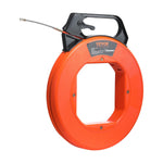VEVOR Fish Tape, 38.1m, 4.5mm, PET Wire Puller with Optimized Housing and Handle, Easy-to-Use Cable Puller Tool, Flexible Wire Fishing Tools for Walls and Electrical Conduit, Non-Conductive