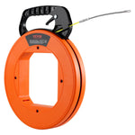 VEVOR Fish Tape Wire Cable Line Puller 60,96 m 4,7 mm (200ft 3/16in) Fiberglass High Plastic Case