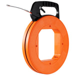 VEVOR Fish Tape Wire Cable Line Puller 30.5 m, 6.35 mm(100-foot, 1/4-inch) PET with High Plastic Case