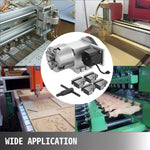 VEVOR CNC Rotational Rotary Axis 4-Jaw Chuck 100mm Hollow Shaft 4th Axis Rotary Axis Tailstock CNC Router Engraver Machine