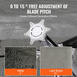 VEVOR Power Trowel, 24” Walk-Behind Cement Trowel with Float Pan, 6HP Gas-Powered Smooth Concrete Surface Finisher, Heavy Duty Commercial Screed Concrete Cement with Finishing Blade, Orange